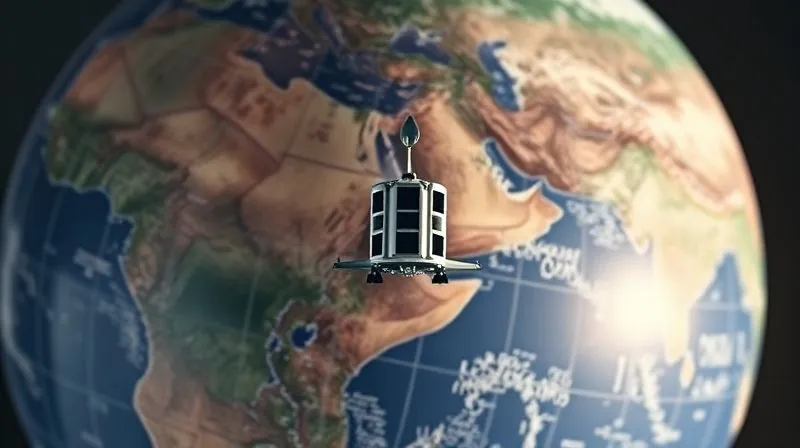 A photorealistic image of a globe, specifically showing various international borders, overlaid with faint lines representing international agreements or treaties. In the foreground, a miniature private spacecraft is launching, symbolizing the intersection of terrestrial law and space endeavors, 8K, cinematic lighting, sharp focus on the spacecraft, professional photography.