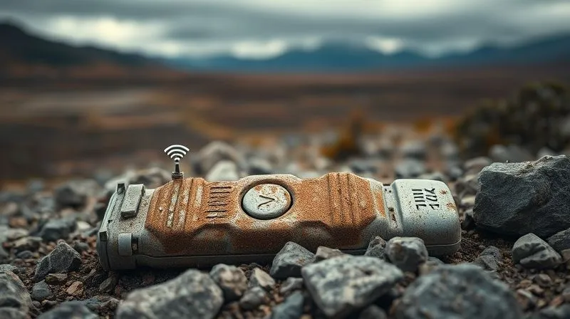 A photorealistic, professional photography, 8K, cinematic lighting, sharp focus, depth of field shot on a high-end DSLR of a damaged, mud-splattered satellite phone lying on rocky ground in a remote wilderness, surrounded by a faint, unreliable signal icon. The background is blurred, suggesting a vast, isolated landscape. A photorealistic, professional photography, 8K, cinematic lighting, sharp focus, depth of field shot on a high-end DSLR of a damaged, mud-splattered satellite phone lying on rocky ground in a remote wilderness, surrounded by a faint, unreliable signal icon. The background is blurred, suggesting a vast, isolated landscape.