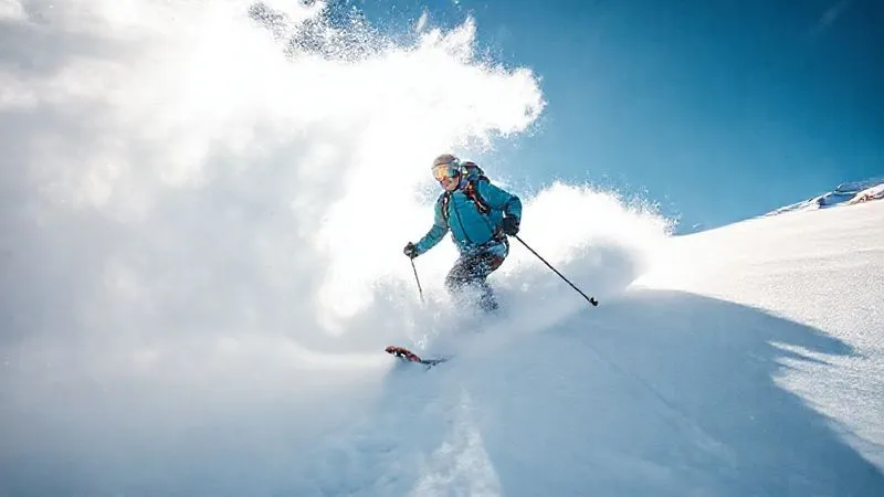 A backcountry skier emerges from a swirling whiteout into a patch of brilliant sunshine, skis planted firmly, looking ahead with a sense of relief and accomplishment. The scene transitions from dense white to clear blue sky, symbolizing successful navigation and safety. Photorealistic, professional photography, 8K, cinematic lighting, sharp focus on the skier and the contrasting light, depth of field, shot on a high-end DSLR. A backcountry skier emerges from a swirling whiteout into a patch of brilliant sunshine, skis planted firmly, looking ahead with a sense of relief and accomplishment. The scene transitions from dense white to clear blue sky, symbolizing successful navigation and safety. Photorealistic, professional photography, 8K, cinematic lighting, sharp focus on the skier and the contrasting light, depth of field, shot on a high-end DSLR.