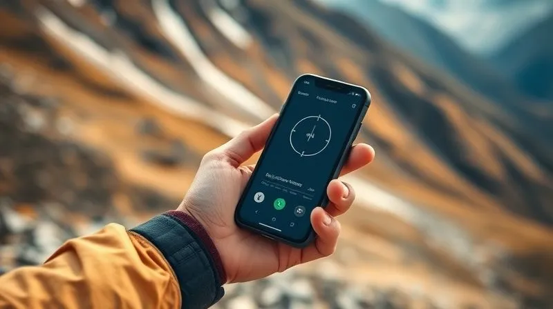 A photorealistic close-up of a trekker's hand holding a satellite phone, with a rugged mountain landscape in the blurred background. The screen shows a signal strength indicator, cinematic lighting, sharp focus on the phone, depth of field, 8K hyper-detailed, professional photography, shot on a high-end DSLR. A photorealistic close-up of a trekker's hand holding a satellite phone, with a rugged mountain landscape in the blurred background. The screen shows a signal strength indicator, cinematic lighting, sharp focus on the phone, depth of field, 8K hyper-detailed, professional photography, shot on a high-end DSLR.