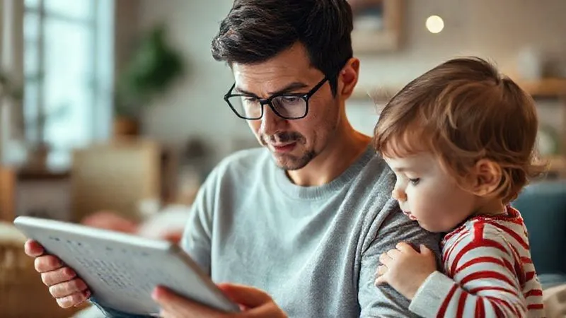 photorealistic, professional photography, 8K, cinematic lighting, sharp focus, depth of field, shot on a high-end DSLR. A modern parent, looking slightly overwhelmed but determined, glancing at a complex digital calendar on a tablet while a child tugs gently at their sleeve, yearning for attention. The background is a soft blur of a busy but warm home environment, conveying the constant juggle of family life. photorealistic, professional photography, 8K, cinematic lighting, sharp focus, depth of field, shot on a high-end DSLR. A modern parent, looking slightly overwhelmed but determined, glancing at a complex digital calendar on a tablet while a child tugs gently at their sleeve, yearning for attention. The background is a soft blur of a busy but warm home environment, conveying the constant juggle of family life.
