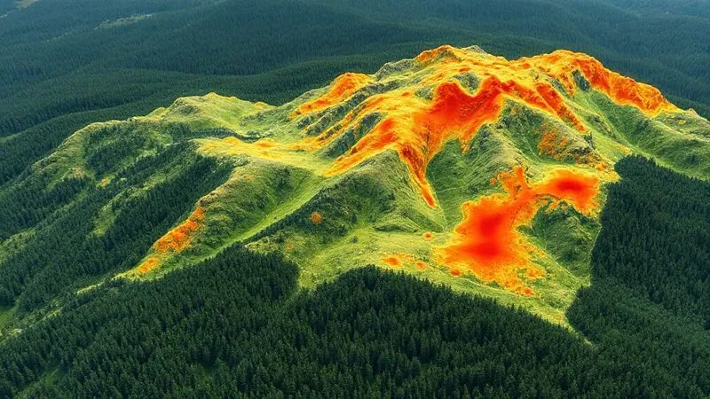 A topographical map of a mountainous, forested region with overlaid cellular signal strength heatmaps showing significant dead zones and patchy coverage, illustrating the challenges of remote connectivity. Photorealistic, professional photography, 8K, cinematic lighting, sharp focus on the map details, depth of field blurring the edges, shot on a high-end DSLR. A topographical map of a mountainous, forested region with overlaid cellular signal strength heatmaps showing significant dead zones and patchy coverage, illustrating the challenges of remote connectivity. Photorealistic, professional photography, 8K, cinematic lighting, sharp focus on the map details, depth of field blurring the edges, shot on a high-end DSLR.