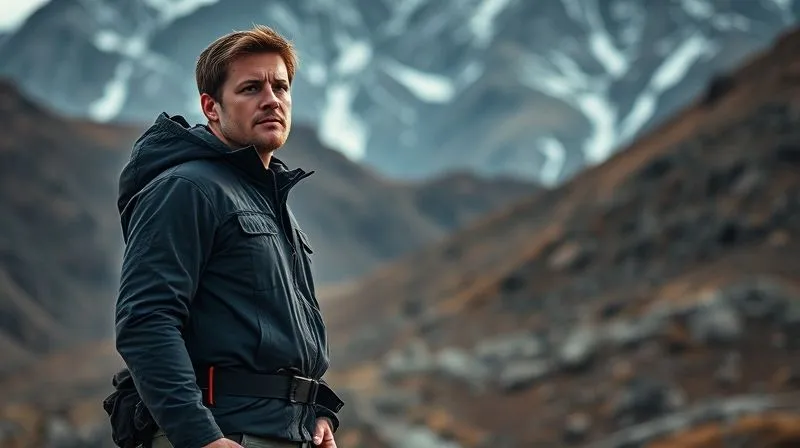 photorealistic, professional photography, 8K, cinematic lighting, sharp focus, depth of field, shot on a high-end DSLR. An adventure guide, standing resolute against a dramatic, rugged wilderness backdrop, looking out with a determined and focused expression. Their posture is strong, conveying leadership and resilience in the face of immense challenge. The cinematic lighting emphasizes their silhouette and the vastness of the environment, symbolizing the weight of responsibility. photorealistic, professional photography, 8K, cinematic lighting, sharp focus, depth of field, shot on a high-end DSLR. An adventure guide, standing resolute against a dramatic, rugged wilderness backdrop, looking out with a determined and focused expression. Their posture is strong, conveying leadership and resilience in the face of immense challenge. The cinematic lighting emphasizes their silhouette and the vastness of the environment, symbolizing the weight of responsibility.
