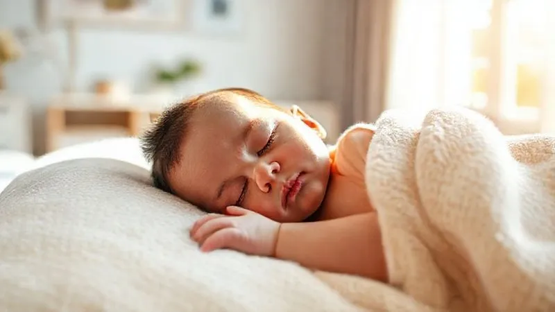 A baby sleeping peacefully in a new, bright room, bathed in natural morning light, a soft blanket draped over them, conveying calm and successful adjustment. Photorealistic, professional photography, 8K, cinematic lighting, sharp focus on the baby, depth of field blurring the room's background, shot on a high-end DSLR. A baby sleeping peacefully in a new, bright room, bathed in natural morning light, a soft blanket draped over them, conveying calm and successful adjustment. Photorealistic, professional photography, 8K, cinematic lighting, sharp focus on the baby, depth of field blurring the room's background, shot on a high-end DSLR.