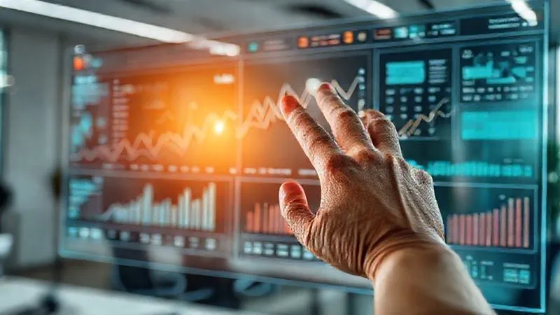 photorealistic, professional photography, 8K, cinematic lighting, sharp focus, depth of field, shot on a high-end DSLR. A sophisticated data dashboard displayed on a futuristic transparent screen, showing intricate graphs and charts related to travel bookings and cancellations. A human hand gestures towards a specific data point, indicating analysis. The background is a modern, minimalist office space, emphasizing efficiency and foresight. photorealistic, professional photography, 8K, cinematic lighting, sharp focus, depth of field, shot on a high-end DSLR. A sophisticated data dashboard displayed on a futuristic transparent screen, showing intricate graphs and charts related to travel bookings and cancellations. A human hand gestures towards a specific data point, indicating analysis. The background is a modern, minimalist office space, emphasizing efficiency and foresight.