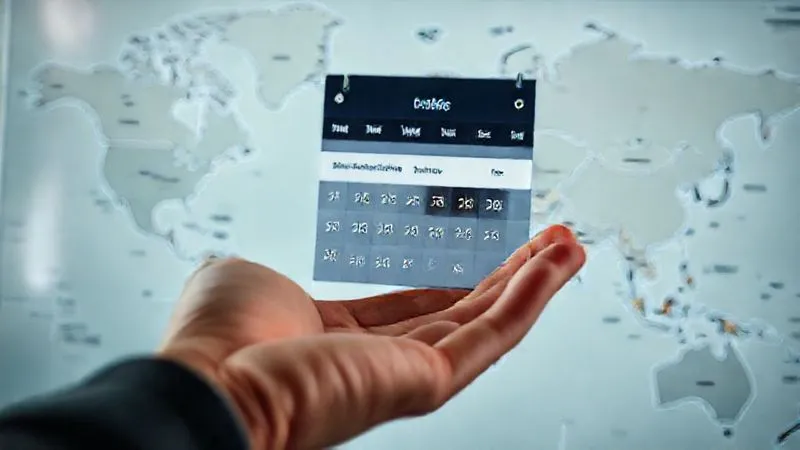 A photorealistic, professional photography, 8K, cinematic lighting, sharp focus, depth of field, shot on a high-end DSLR, of a person's hand highlighting a flexible date option on an online flight booking calendar, with a subtle background of a world map, conveying smart travel planning. A photorealistic, professional photography, 8K, cinematic lighting, sharp focus, depth of field, shot on a high-end DSLR, of a person's hand highlighting a flexible date option on an online flight booking calendar, with a subtle background of a world map, conveying smart travel planning.