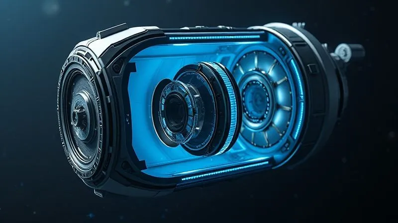 A photorealistic cross-section of a futuristic spacecraft module, highlighting various layers of advanced radiation shielding materials, with a faint blue glow representing protective fields. Professional photography, 8K, cinematic lighting, sharp focus, depth of field, shot on a high-end DSLR. A photorealistic cross-section of a futuristic spacecraft module, highlighting various layers of advanced radiation shielding materials, with a faint blue glow representing protective fields. Professional photography, 8K, cinematic lighting, sharp focus, depth of field, shot on a high-end DSLR.