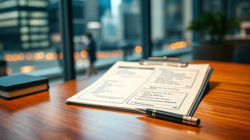 A photorealistic, professional image of a beautifully organized client dossier on a polished wooden desk, with blurred city lights in the background. The dossier is open, showing notes on 'Client Preferences' and 'Cultural Nuances', alongside a stylish pen. The scene is bathed in soft, warm cinematic lighting, with sharp focus on the document, and a shallow depth of field. 8K hyper-detailed shot on a high-end DSLR, conveying meticulous preparation. A photorealistic, professional image of a beautifully organized client dossier on a polished wooden desk, with blurred city lights in the background. The dossier is open, showing notes on 'Client Preferences' and 'Cultural Nuances', alongside a stylish pen. The scene is bathed in soft, warm cinematic lighting, with sharp focus on the document, and a shallow depth of field. 8K hyper-detailed shot on a high-end DSLR, conveying meticulous preparation.