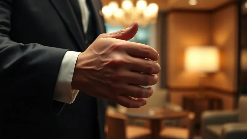 Photorealistic, professional photography, 8K, cinematic lighting, sharp focus, depth of field. A close-up of a luxury concierge's hands, clasped together in a gesture of sincere apology, held gently towards a blurred, discerning client. The setting is a plush, discreet private lounge. The light is soft and warm, emphasizing empathy and genuine remorse. Photorealistic, professional photography, 8K, cinematic lighting, sharp focus, depth of field. A close-up of a luxury concierge's hands, clasped together in a gesture of sincere apology, held gently towards a blurred, discerning client. The setting is a plush, discreet private lounge. The light is soft and warm, emphasizing empathy and genuine remorse.