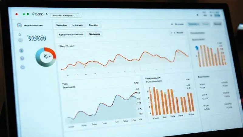 A photorealistic dashboard displaying website analytics, with a focus on declining traffic trends for specific blog posts, 8K, cinematic lighting, sharp focus on data points, illustrating the impact of a Google update on a family travel blog's performance. A photorealistic dashboard displaying website analytics, with a focus on declining traffic trends for specific blog posts, 8K, cinematic lighting, sharp focus on data points, illustrating the impact of a Google update on a family travel blog's performance.