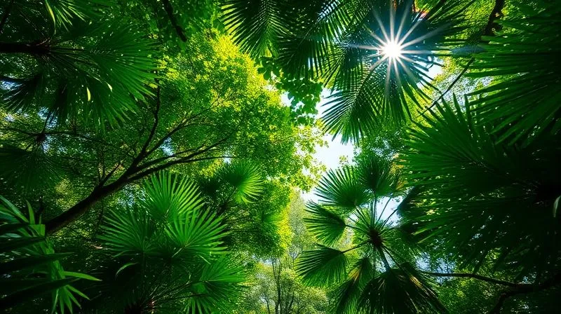 A photorealistic, professional photography, 8K, cinematic lighting, sharp focus, depth of field, shot on a high-end DSLR, of a dense, vibrant tropical rainforest canopy from an aerial perspective, with sunlight dappling through the leaves, emphasizing lush biodiversity and untouched wilderness. A photorealistic, professional photography, 8K, cinematic lighting, sharp focus, depth of field, shot on a high-end DSLR, of a dense, vibrant tropical rainforest canopy from an aerial perspective, with sunlight dappling through the leaves, emphasizing lush biodiversity and untouched wilderness.