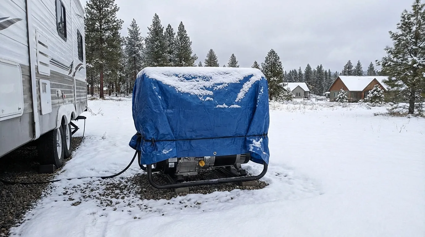 Protecting your RV generator during winter storage prevents fuel degradation and component damage.