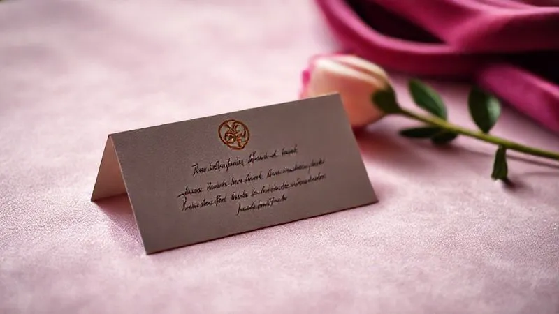photorealistic, professional photography, 8K, cinematic lighting, sharp focus, depth of field, shot on a high-end DSLR. An elegant, handwritten apology card with a gold-embossed logo resting on a luxurious velvet tablecloth, accompanied by a single, perfectly arranged fresh flower. The card's text is blurred but implies sincere regret and a promise of an enhanced experience. photorealistic, professional photography, 8K, cinematic lighting, sharp focus, depth of field, shot on a high-end DSLR. An elegant, handwritten apology card with a gold-embossed logo resting on a luxurious velvet tablecloth, accompanied by a single, perfectly arranged fresh flower. The card's text is blurred but implies sincere regret and a promise of an enhanced experience.