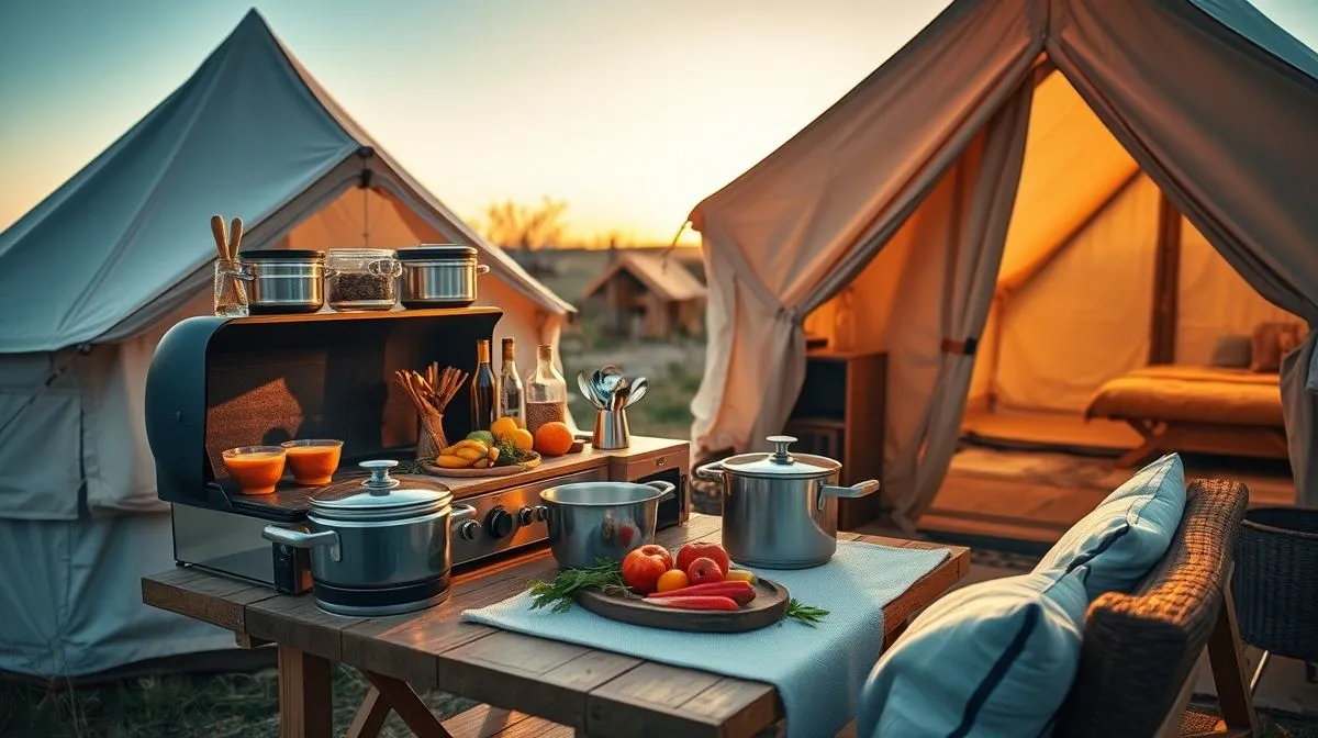 Unlock the Secret: How to Organize a Compact Glamping Outdoor Kitchen
