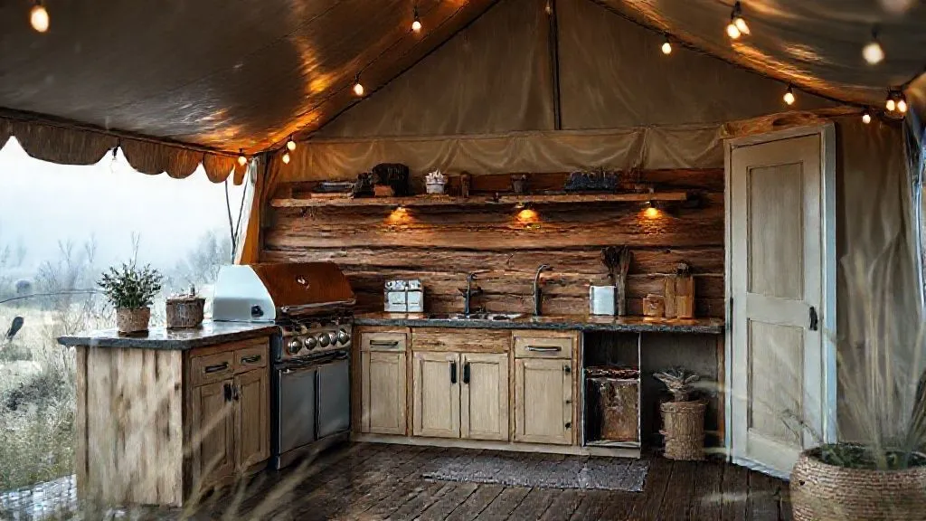 5 Proven Steps: Weatherproof Luxury Glamping Kitchens for Year-Round Use
