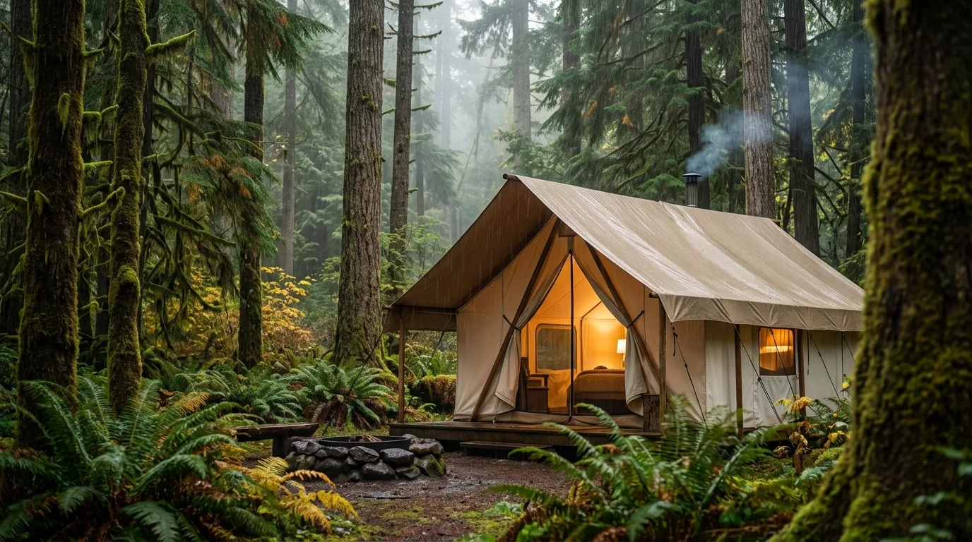 Rainproof Glamping: Enjoying Scenic Pacific NW, No Matter the Weather