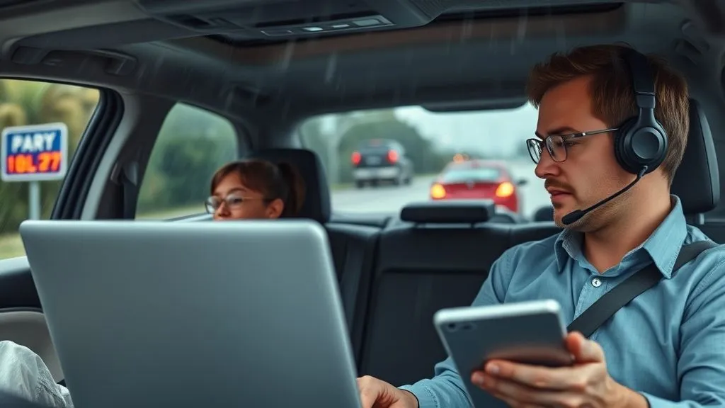 Urgent: Balancing Client Calls During Unexpected Road Trip Delays?